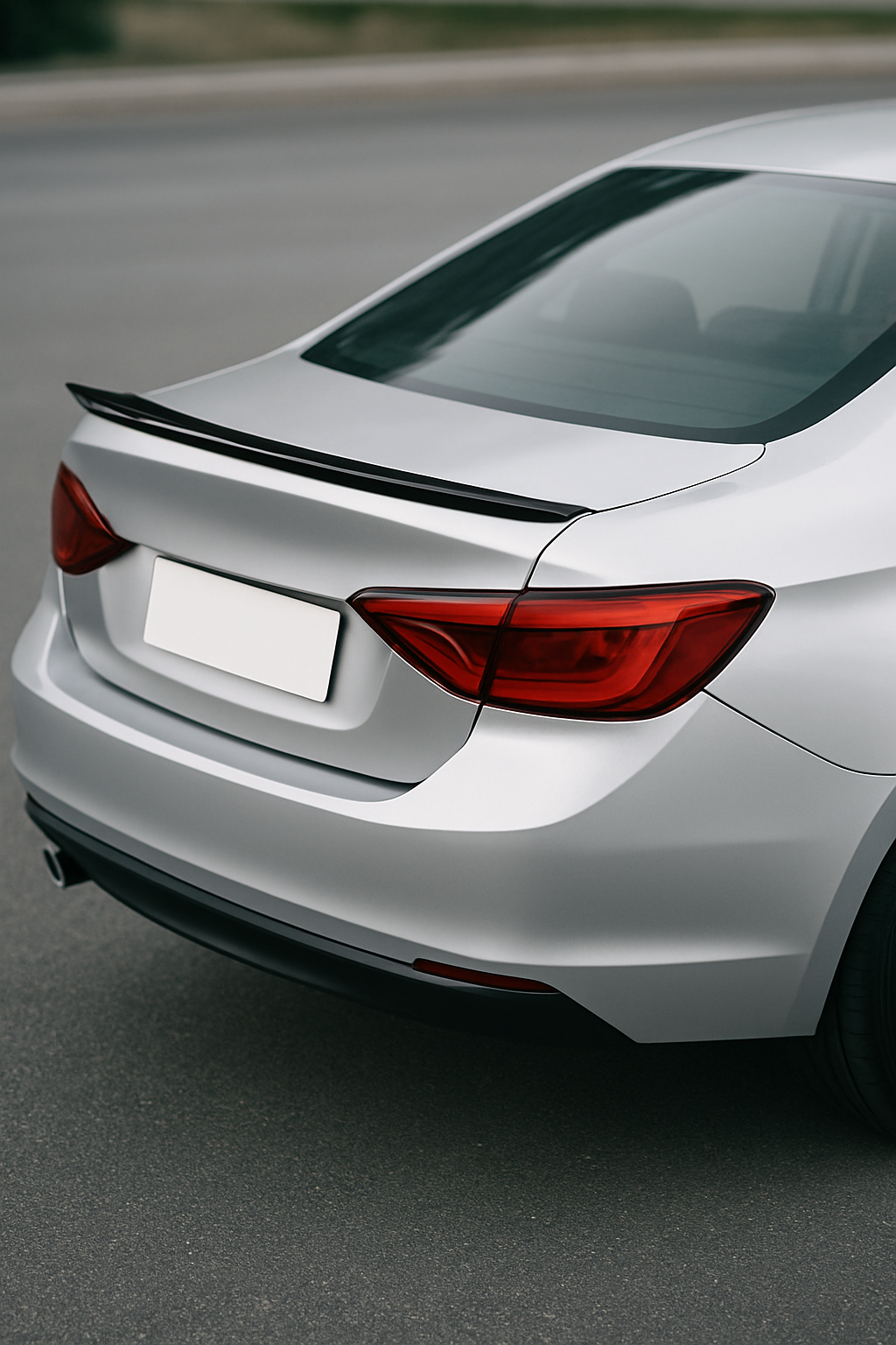 Universal Rear Lip Spoiler – 120cm Gloss Black