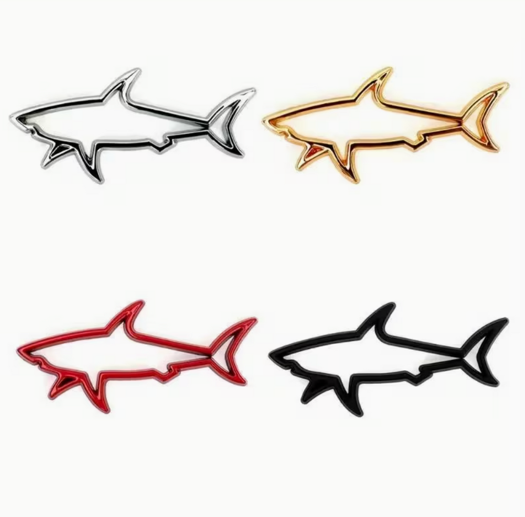 Shark Emblem – Hollow Car Badge