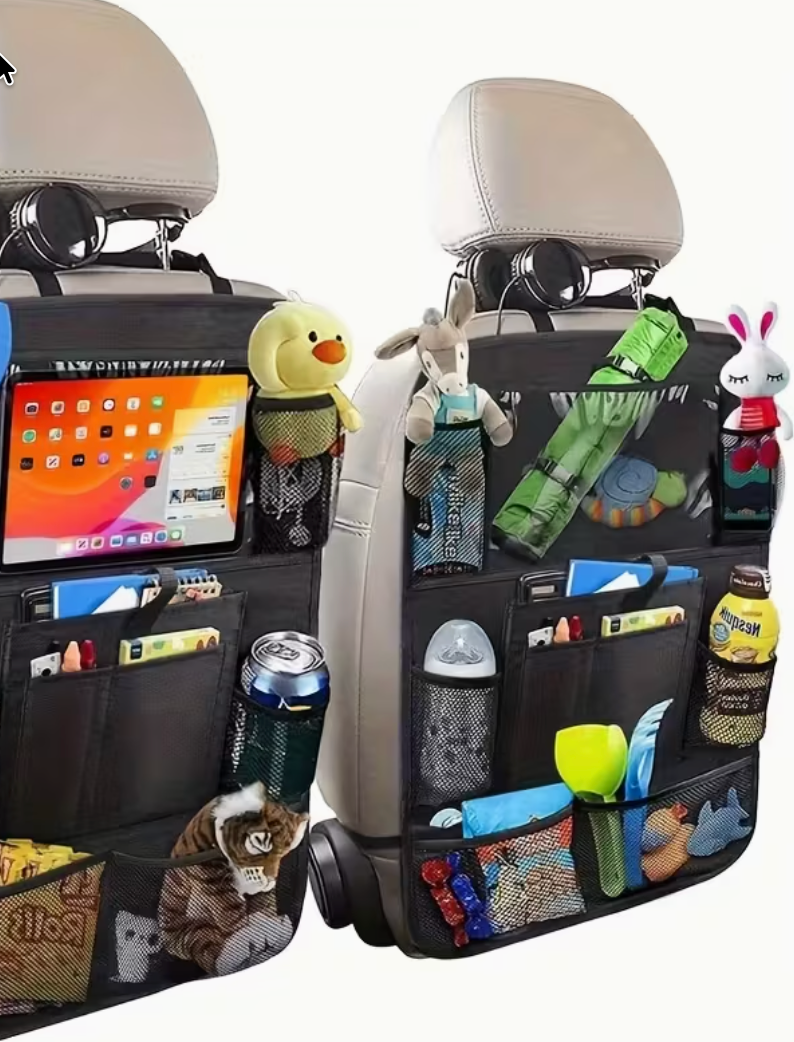Car Seat Back Organizer – Multi-Pocket Storage Bag