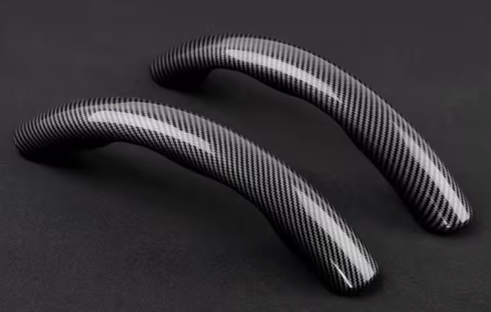 Carbon-Look Steering Wheel Grip Covers